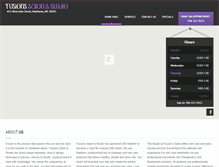 Tablet Screenshot of fusionssalon.com